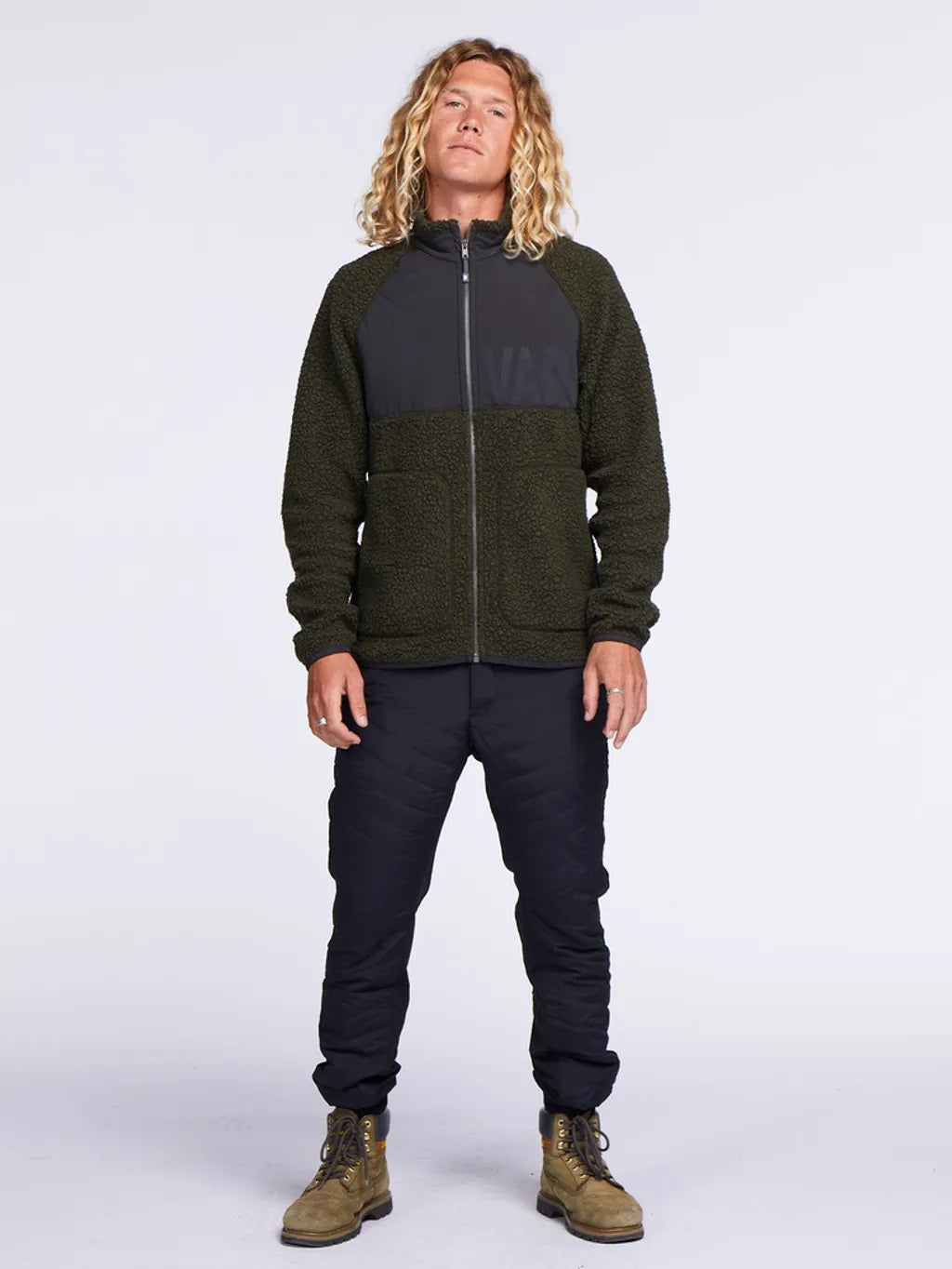 VARGKLADER ヴァーグクレイダー M VARGON FAT WOOL JACKET ヴァーゴン ファット ウール ジャケット green