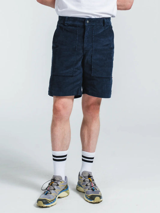 サンプルセール M VAXHOLM SHORTS ヴァクスホルム ショーツ navy blue ネイビーブルー