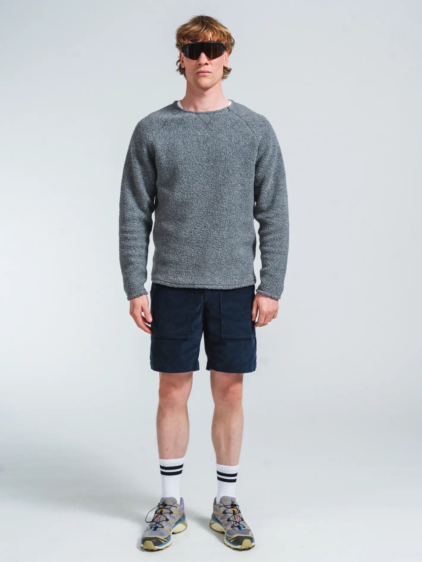 サンプルセール M VAXHOLM SHORTS ヴァクスホルム ショーツ navy blue ネイビーブルー