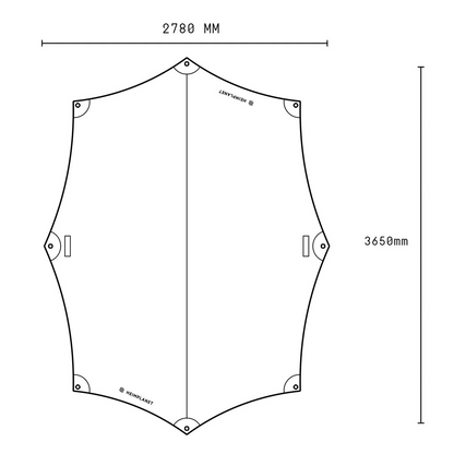 HEIMPLANET ハイムプラネット DAWN M TARP ドーン タープ grey グレー